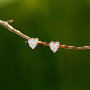 Pendientes de Corazón en Acero Inoxidable 316L con Baño de Oro PVD, Joyería de Moda - Product Image 3