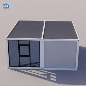 Высокое качество сборный роскошный передвижной дом бунгало жилой стеклянный занавес стены контейнерный дом - Product Image 2