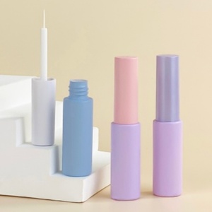 Nouveau design, <span class=keywords><strong>tube</strong></span> de 6 ml avec bouchon à vis doré de luxe, conteneur personnalisé, vente en gros, flacon de mascara cosmétique vide avec brosse - Product Image 1