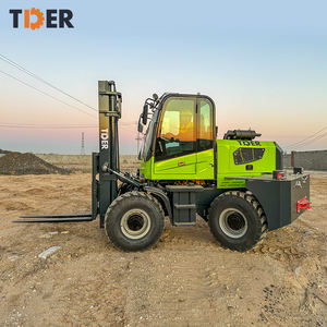 כונן ארבעה גלגלים מחוץ לכביש מלגזה האחורי המפרק 3 טון 3000 ק "ג 4WD כל השטח מלגזה שטח מלגזה - Product Image 2