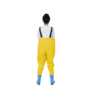 Pantalon de pêche en PVC imperméable avec poche zippée pour activités nautiques, plage, ruisseaux et sports de plein air - Product Image 3