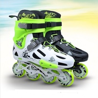 3 paires de patins à roulettes quad, tenue de patinage artistique sexy, robe de patinage sur glace réglable