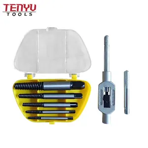 7 cái bị hư hỏng ống vít extractor và Remover Khoan Bits thiết lập với Thích hợp extractor