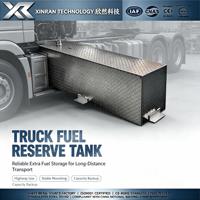 Réservoir de carburant vertical rectangulaire en alliage d'aluminium, fabrication métallique professionnelle pour la modification de véhicules tout-terrain