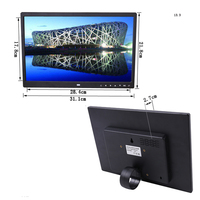 Marco Digital de Fotos de Pared Económico de 13 Pulgadas con Reproducción Automática en Bucle y Soporte para MP4/AVI para Tiendas Minoristas