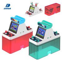 Console de jeu rétro classique compacte, machine d'arcade miniature modulaire à deux joueurs avec 268 jeux intégrés et prise en charge du format NES