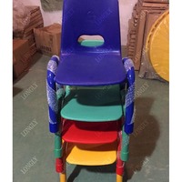 Meubles de jardin d'enfants en plastique en gros de haute qualité chaises de fête durables pour enfants pour une utilisation en extérieur