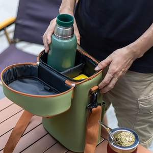 Sac à vin isotherme pliable portable résistant à la chaleur Sac d'extérieur imperméable - Product Image 1