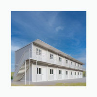 Maison préfabriquée assemblée Maison conteneur Maison mobile pour dortoir du personnel pour le logement temporaire de secours contre les tremblements de terre