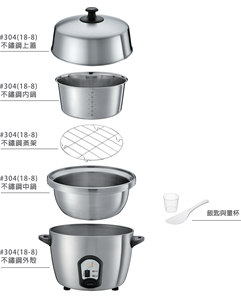 Coating Inner Pot Switch Mechanical Control Split Type Electric Cooker - Product Image 5