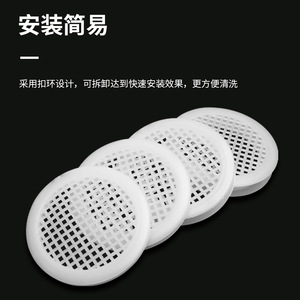 Quality One Breathable <b>Mesh</b> 60mm <b>Plastic</b> Vent Cover For Furniture Cabinet Shoe Storage Accessories - Product Image 4