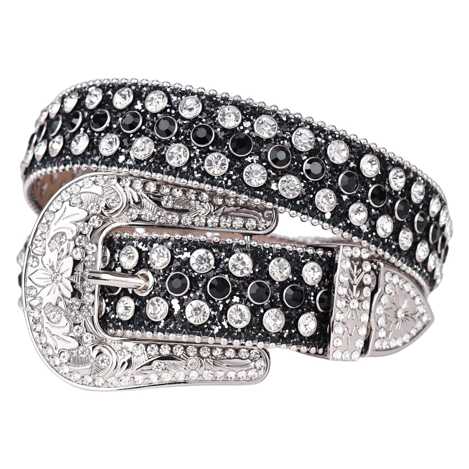 Sparkly BB Simon Rhinestone Belt - Customized Bling Bling