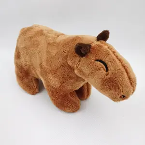 Kawaii Capybara Stuffed Animal Plush Soft Toys Custom Rodent Simulation Capybara Animal Toy