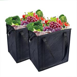 Sac isotherme imprimé en non-tissé grande capacité pour gâteaux, fruits, boissons, thé au lait et desserts à emporter - Product Image 1