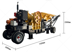 Trituradora de Mandíbulas PE400*600, Equipo para Triturar Piedra, Se Utiliza para Triturar Agregados en Canteras - Product Image 5