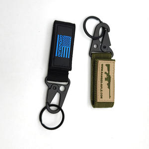 YYX grosir hadiah promosi dengan lembut karet Laber gantungan kunci Velcro Stick gantungan kunci - Product Image 3