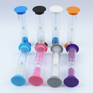 Fábrica al por mayor 10/<span class=keywords><strong>30</strong></span>/45 segundos 1/3/5/10/15/<span class=keywords><strong>30</strong></span> Min reloj de arena temporizador de arena con casco de plástico temporizador de arena regalo para niños - Product Image 4