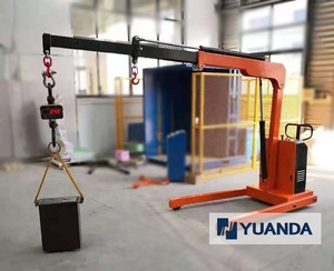 Trung Quốc 1 2 3 5 Tấn Điện Pin Mở Rộng Boom Mini <span class=keywords><strong>Telescopic</strong></span> Di Động Tầng <span class=keywords><strong>Crane</strong></span> Nhỏ Thủy Lực Truy Cập Cân Bằng Cần Cẩu - Product Image 3