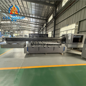 เครื่องพิมพ์อิงค์เจ็ทแผงหินนิ่มมีความยืดหยุ่นระบบ UV เตียงแบน3D พร้อมสายพานลำเลียง - Product Image 6