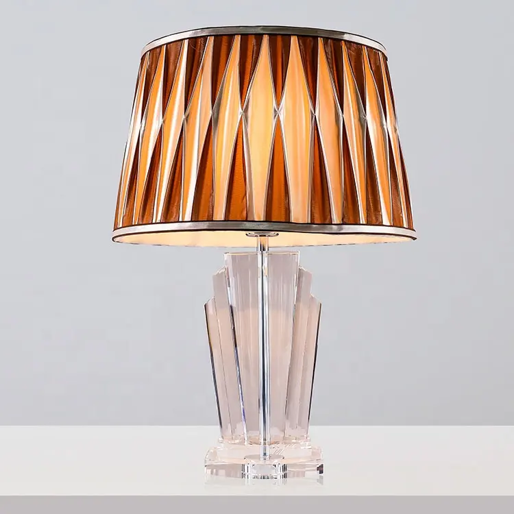 Lampe de table moderne en cristal, éclairage d'intérieur, offre spéciale France