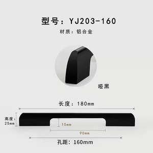 GQK Tiradores y Perillas Modernos de Lujo Sencillo de Aluminio Cuadrado para Armarios, Cajones y Muebles, Acabado Oro Cepillado - Product Image 5