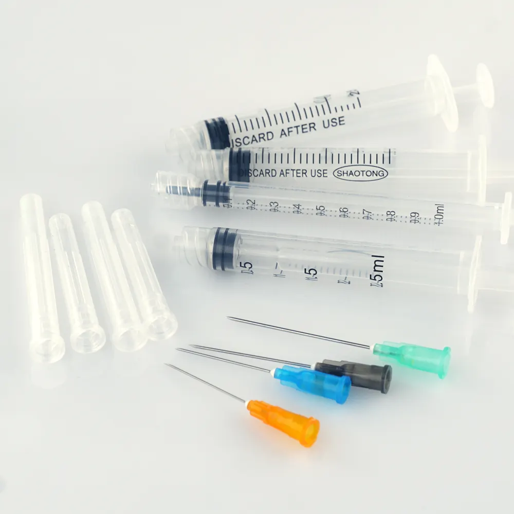 Agulhas e seringas descartáveis para consumíveis médicos, seringa veterinária, Jeringa Desechable