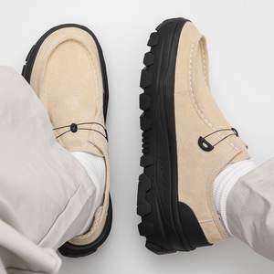 Botas de senderismo de suela gruesa para hombre, estilo canguro, con botón giratorio, para exteriores, mocasines casuales, cómodos y duraderos, para caminar, Verano 2026 - Product Image 4