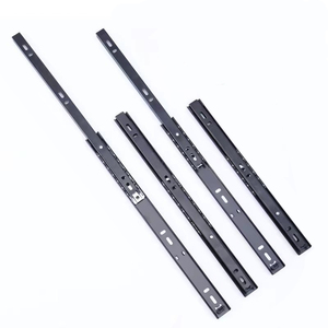 Furniture damping buffer rail drawer slide rail two section guide cabinet door drawer wall cabinet silent