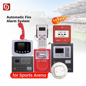 Panneau de commande d'alarme incendie conventionnel/adressable 4-8 zones, max. 32 zones, écran tactile LCD, certifié CCC, modèle Leader LD - Product Image 1