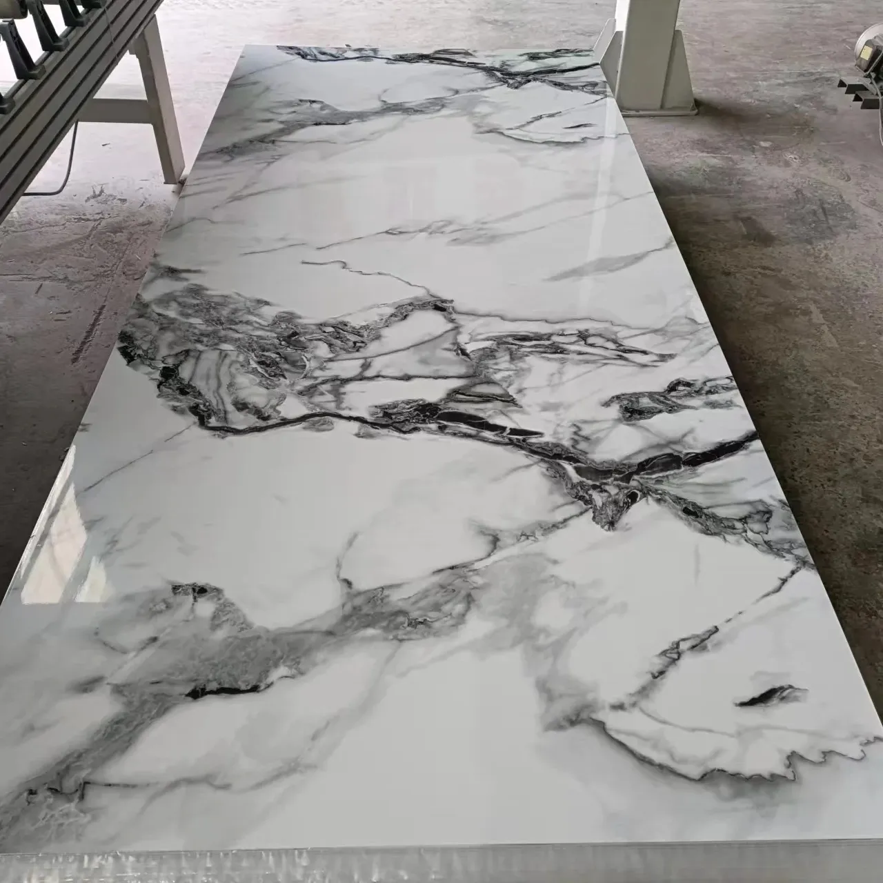 Sonsill Uto waterproof luxury decoration indoor PVC marble sheets panel for wall cladding decoration