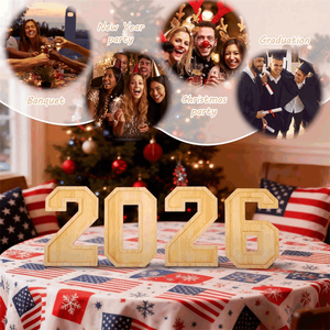 Modernes Design Holz-Servierbrett mit <span class=keywords><strong>2026</strong></span> Nummern Holz-Serviertabletts für Wohnungsdekoration - Product Image 4