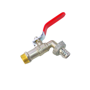 <span class=keywords><strong>Robinet</strong></span> Bibcock mural en laiton de style moderne compatible avec les machines à laver-pour les applications de parc de blanchisserie extérieur de cuisine - Product Image 1