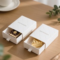 Boîte en carton pour gâteau mousse aux fruits, impression numérique, type tiroir, pour Tiramisu, biscuits, desserts, avec logo – Vente en gros