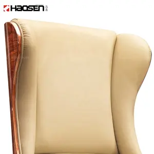 Bequemer Big Boss Executive Bürostuhl Ergonomischer Bürostuhl aus Leder mit hoher Rückenlehne Executive Luxury Classic Chair