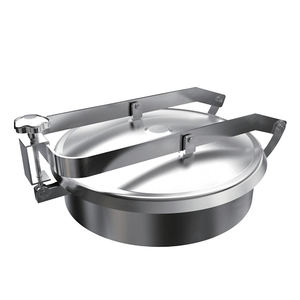 Escotilla redonda <span class=keywords><strong>de</strong></span> acero inoxidable, sin presión, con junta negra EPDM - Product Image 3