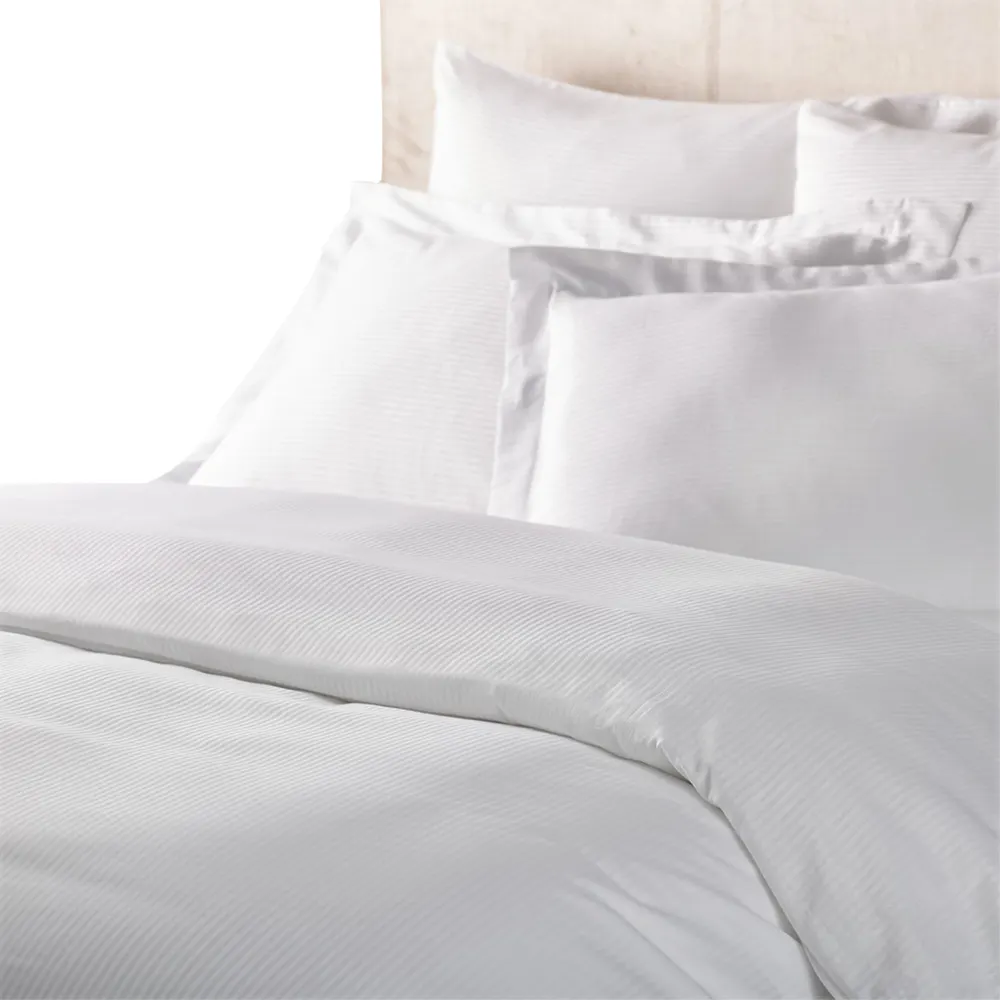 ชุดผ้าปูที่นอนโรงแรมผ้าปูที่นอนผ้าฝ้ายขนาดกำหนดเองได้ชุดคลุมผ้านวมสำหรับเตียง