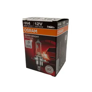 OSRAM H4 62204SBP 12V 100/90W หลอดไฟฮาโลเจนไฟหน้ารถยนต์หลอดไฟผลิตในประเทศเยอรมนี