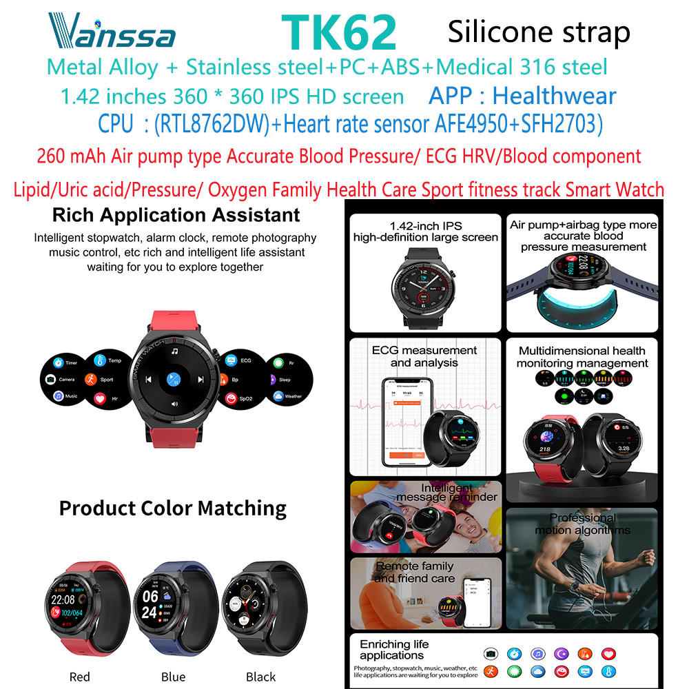TK62-Blood-pressure-ECG-health-smart-watch