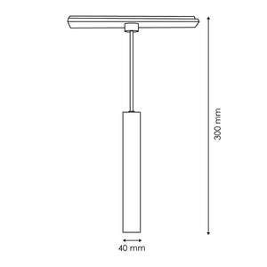 Spot LED 8W pour rail magnétique, couleur noire, 48V, éclairage blanc froid 3000K, idéal pour mettre en valeur les espaces et les objets. - Product Image 1
