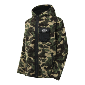 Giacca in Pile Mimetica da Uomo con Sconto Quantità, Giacca Sportiva Outdoor Imbottita, Personalizzabile con LOGO del Club, Cappotto da Caccia con Cappuccio - Product Image 3