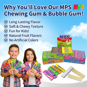 <span class=keywords><strong>Chewing</strong></span>-<span class=keywords><strong>gum</strong></span> fruité halal prêt pour le marché européen, formule à fort volume de vente pour les marques mondiales (OEM/ODM) - Product Image 2