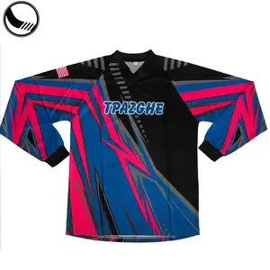 Sublimation printing 100% polyester youth Motocross jerseys