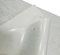 Tissu de renfort double face en PVC Spunlace imperméable et écologique avec élastique, pour doublure de sacs et tapis de bagages, motif feuilleté
