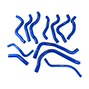 Lada 2101-1303090 Manguera de carga Radiador de goma de silicona azul Tubería de agua Servicio de corte personalizable Moldeado preferido - Product Image 2