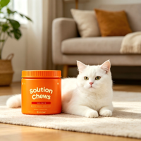 Solution personnalisée OEM ODM pour chats : Complément alimentaire quotidien tout-en-un pour chatons et chats adultes, sous marque privée, friandises à mâcher molles