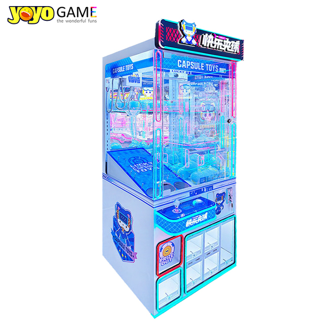 New Product Gachapon Claw Machine with Gift Showcase Coin-operated and Blind Box Capsule Toy Vending Machine for Amusement Parks