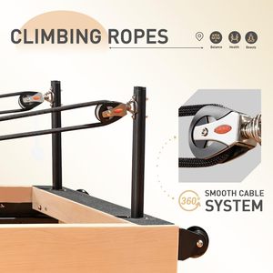 CZFITT Venta Directa de Fábrica, Reformer de Pilates de Aleación de Aluminio Blanco y Negro de Alta Calidad, Reformer de Pilates de Aluminio para Estudio - Product Image 4