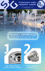 Fontaine musicale programmable DMX512 Dry Deck, fontaine à LED RGB IP68 pour place publique et jardin - Product Image 5