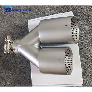 ปลายท่อไอเสียรถยนต์สแตนเลสแบบตาข่าย/แบบเจาะรู สำหรับตกแต่งรถยนต์ - Product Image 2
