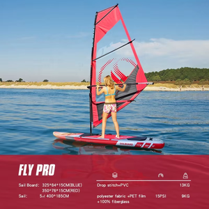 Planche à pagaie <span class=keywords><strong>gonflable</strong></span> professionnelle personnalisable avec voile et sac, planche de <span class=keywords><strong>windsurf</strong></span> en PVC Drop Stitch pour adultes - Product Image 2